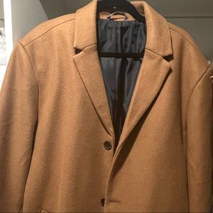 Top coat camel wool